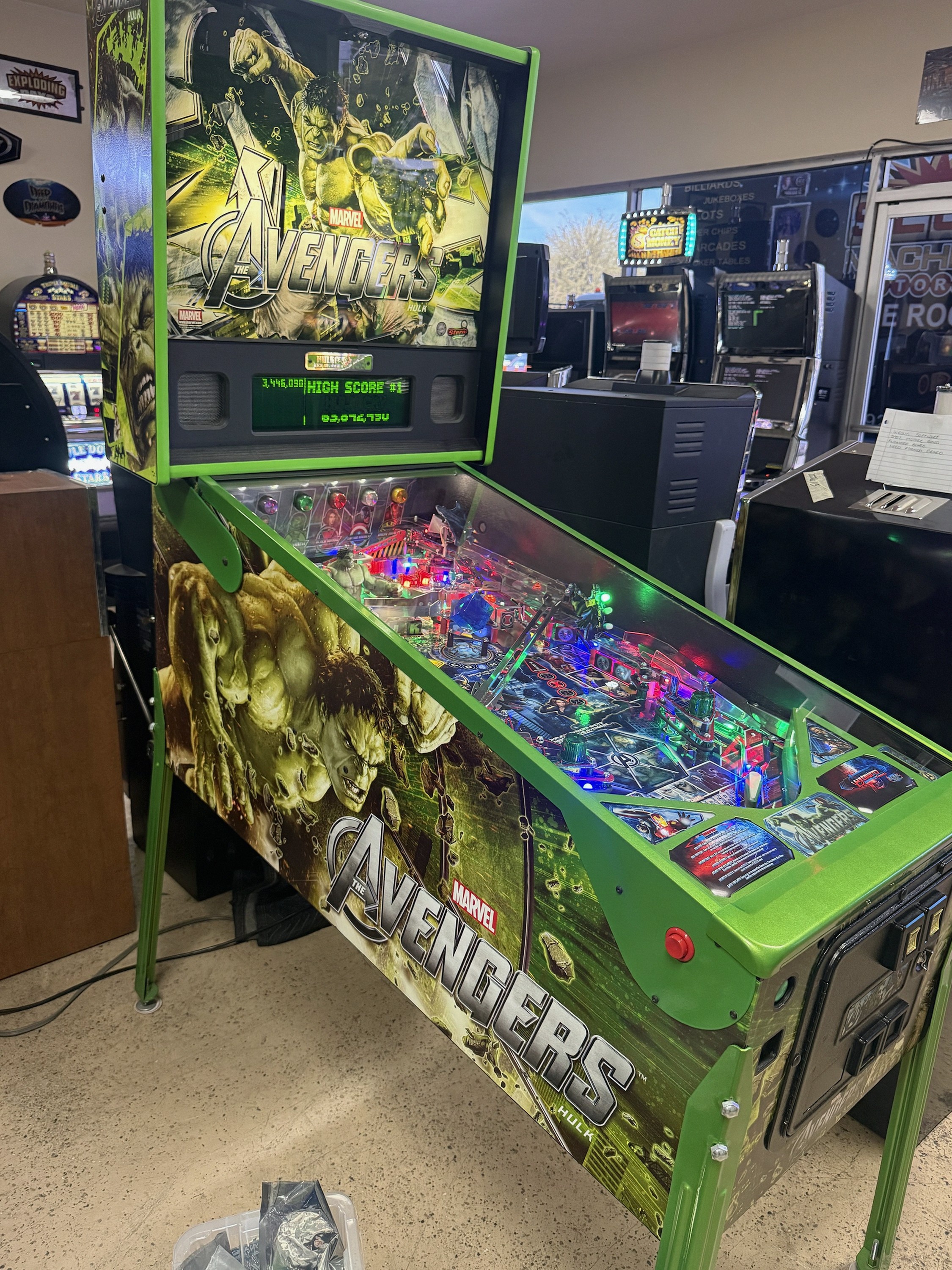 Avengers Hulk Edition Stern Pinball