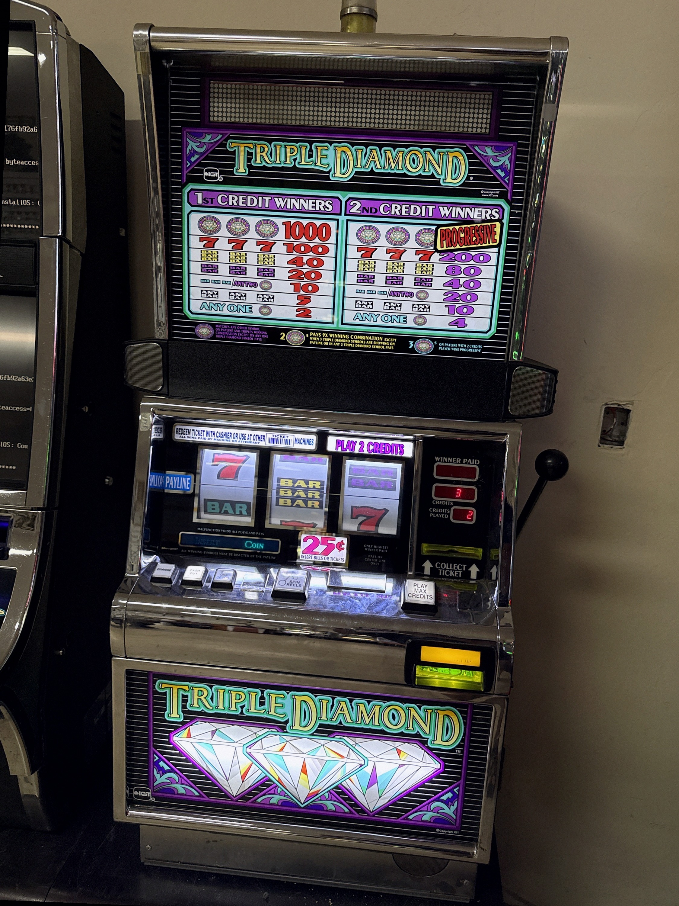 IGT Rouleaux Triple Diamond Pure