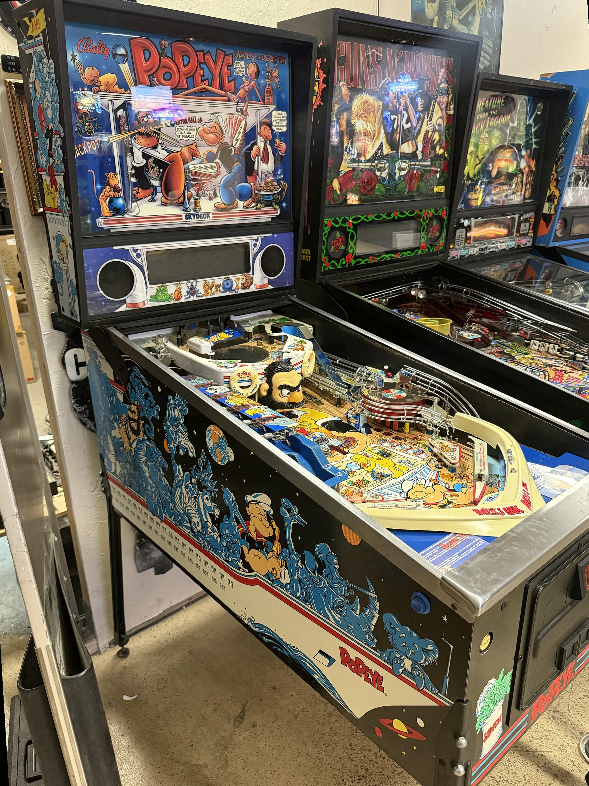 Popeye Saves the Earth Pinball